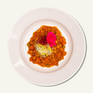 Ciecierzyca z warzywami w sosie curry 300g