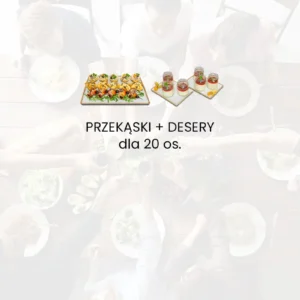 Przekąski standing party dla 20 osób