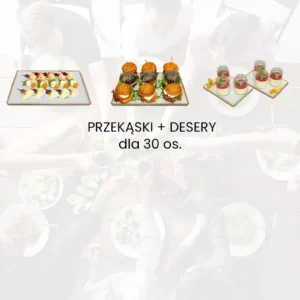 Przekąski standing party dla 30 osób