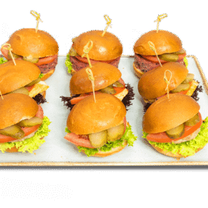 Mini Burgery w wersji wigilijnej (z ryba miruną, wege) 1szt.